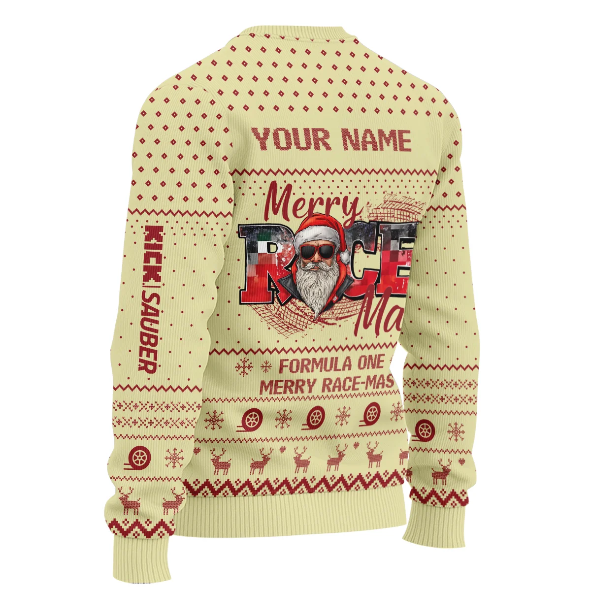 Merry RaceMas Kick Sauber Formula 1 - Ugly Sweater BLVAF1220925A20KS - Image 5
