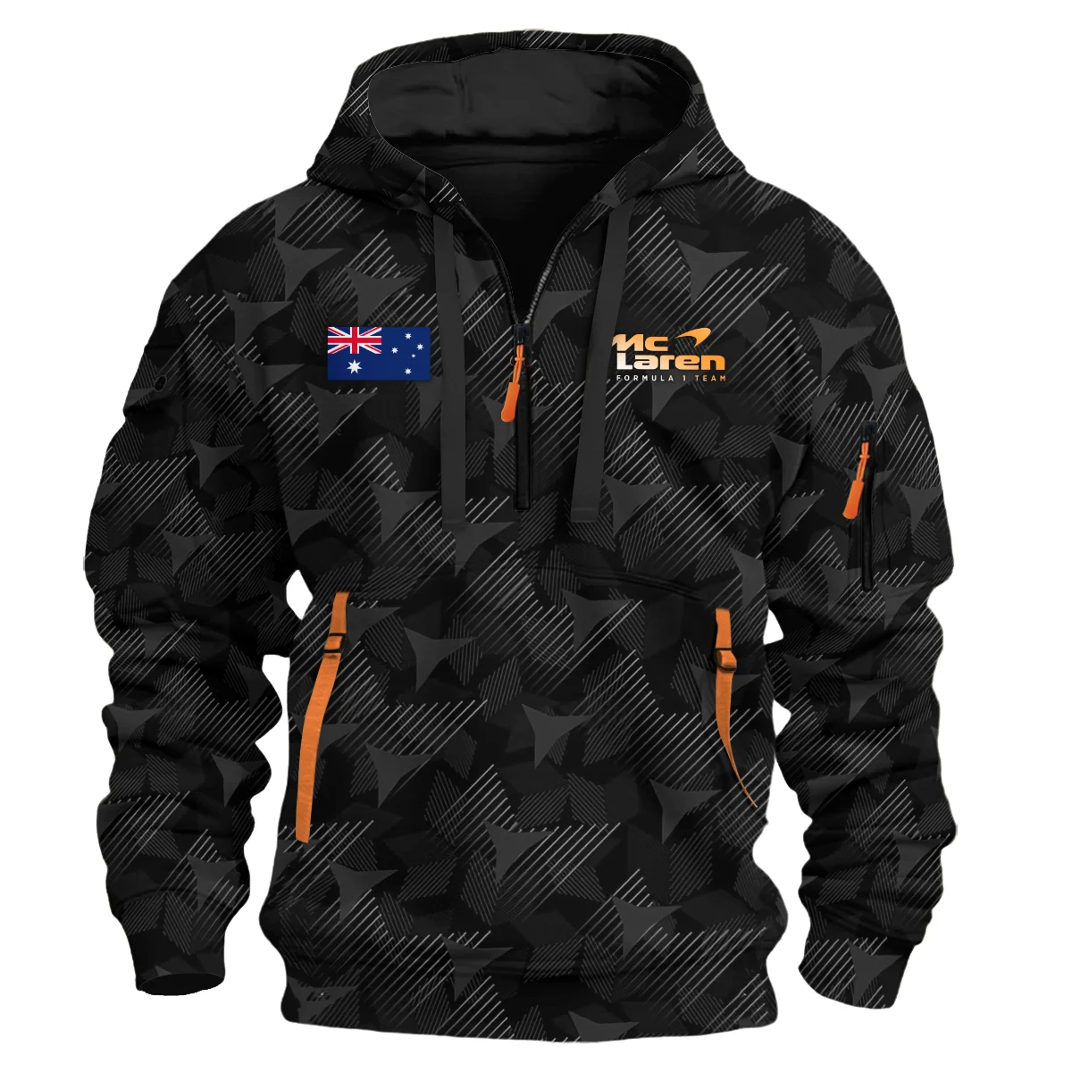 Oscar Piastri Fan Gear Limited Edition Hoodie Half Zip BLOP13725A2HDF - Image 2