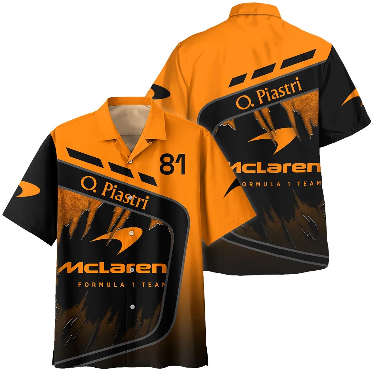 Oscar Piastri McLaren F1 Hawaiian Shirt All Over Prints BLOP3425A1HW - Race Day Design