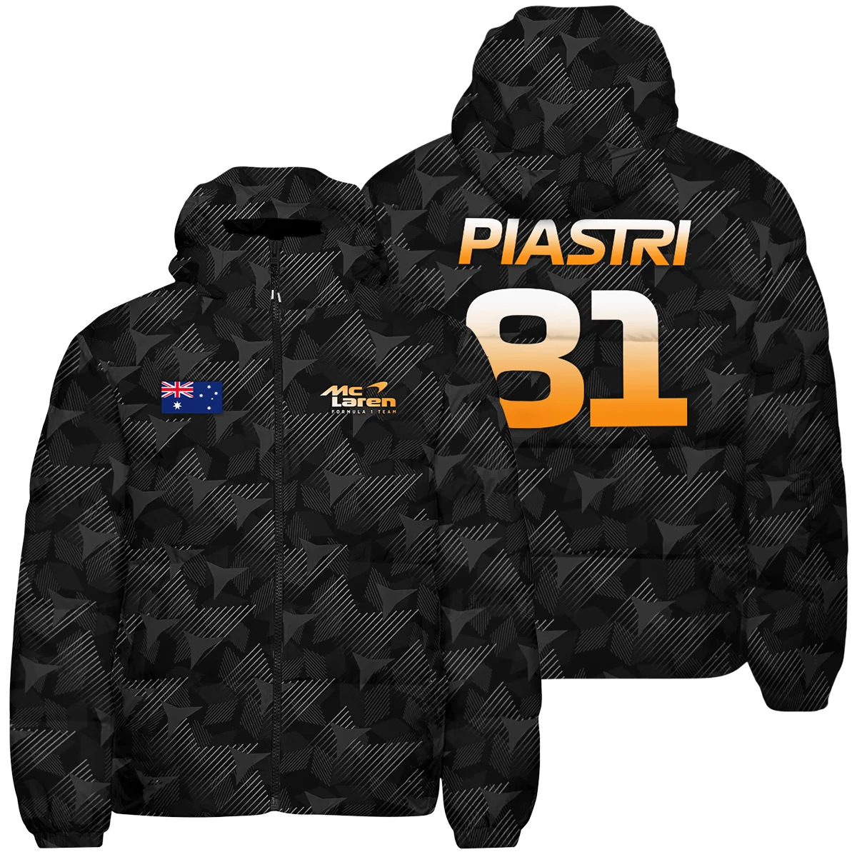 Oscar Piastri McLaren F1 Limited Edition Down & Puffer Jackets BLOP13725A2HCJ - Race Day Outfit
