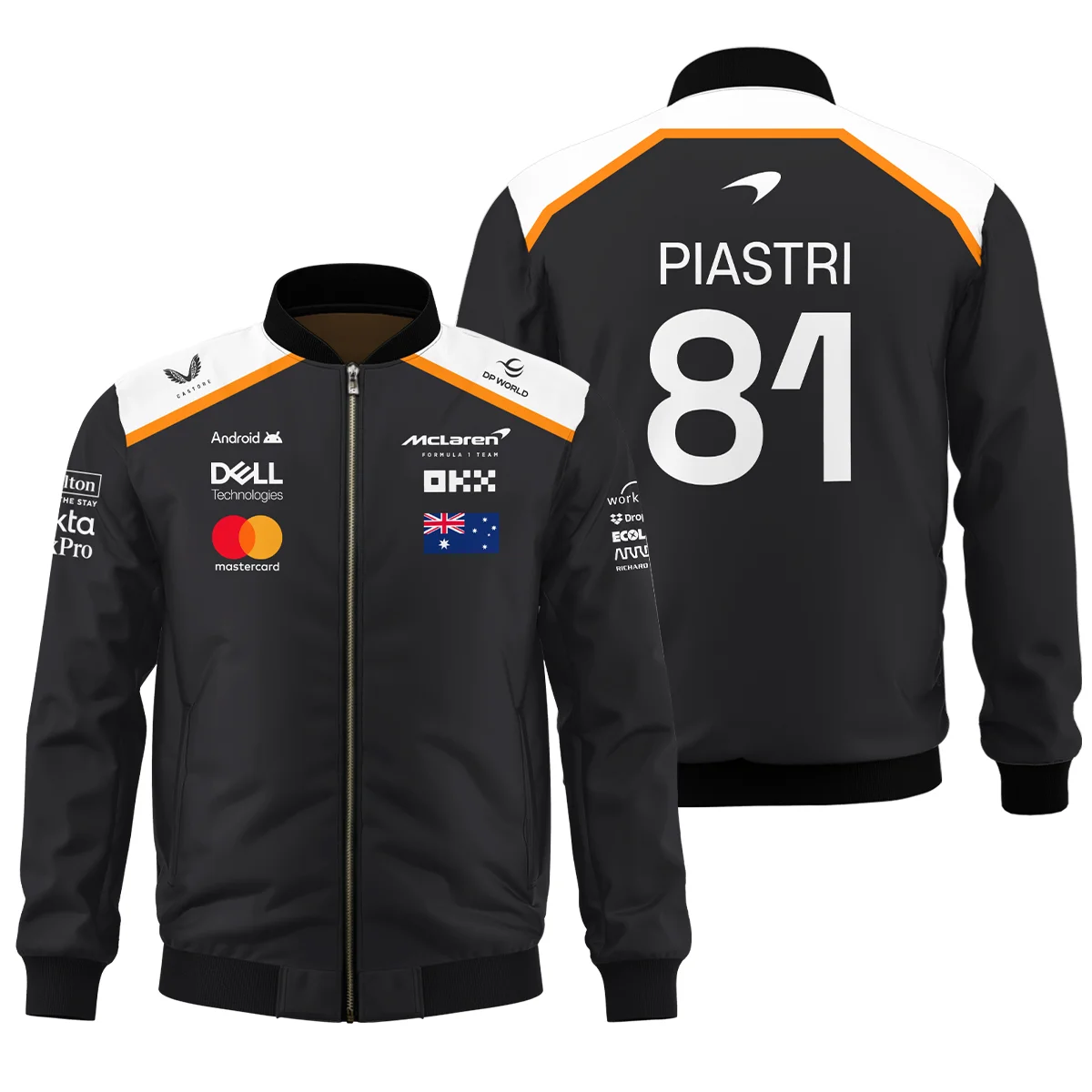 Oscar Piastri OP81 McLaren F1 Bomber BLF19625A4BB - Motorsport Apparel