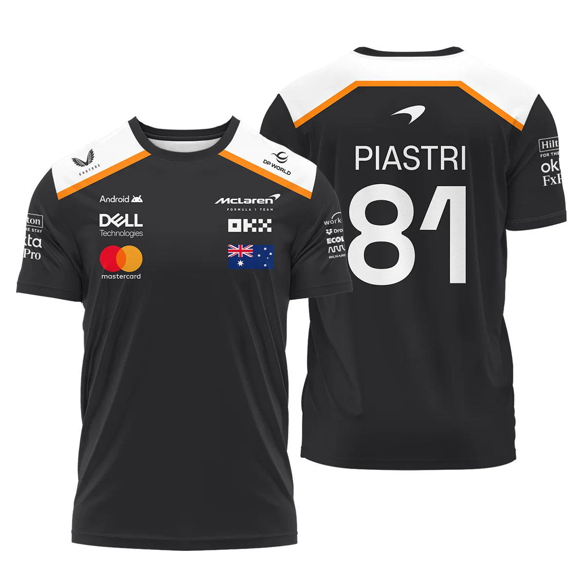 Oscar Piastri OP81 McLaren F1 T-Shirt BLF19625A4TS - Motorsport Apparel