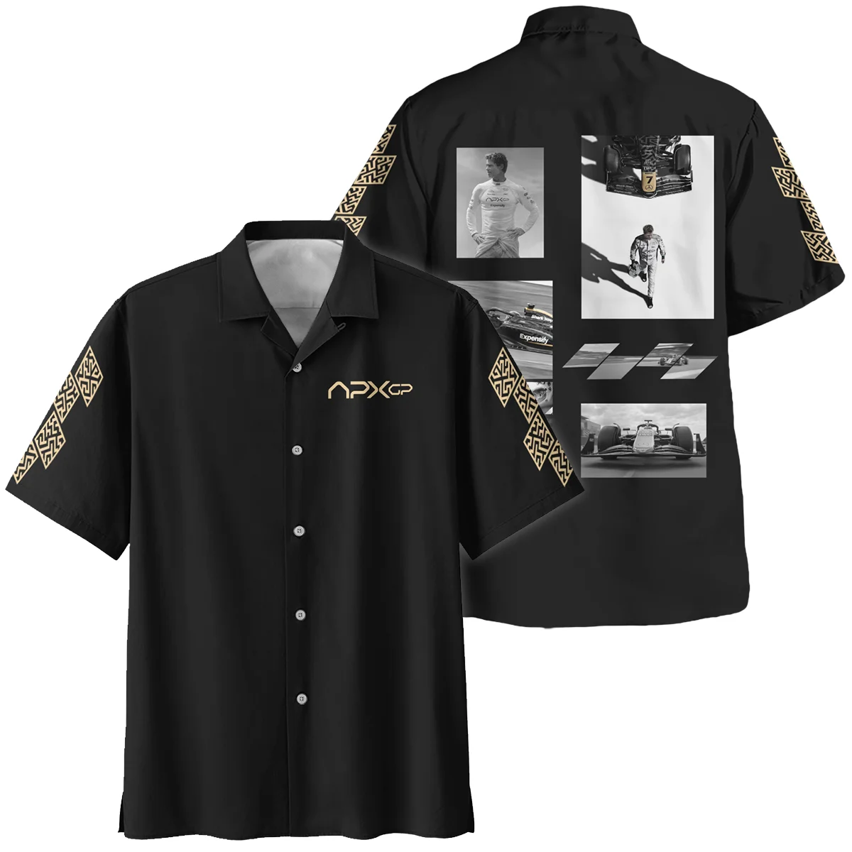 Photo Collage Hawaiian Shirt BLF116625A6HW - Trackside Outfit