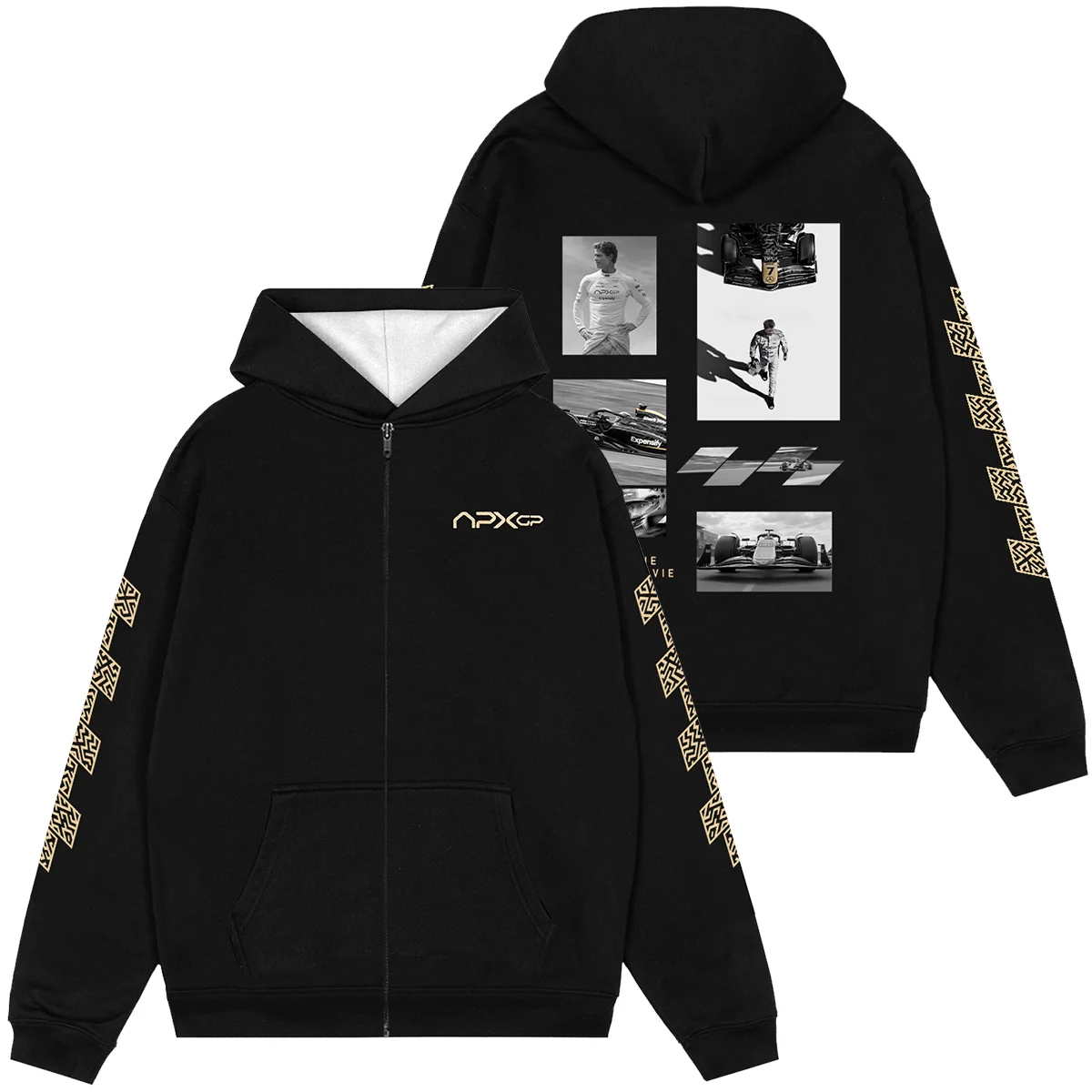 Photo Collage Zipper Hoodie BLF116625A6ZHD - Racing Lifestyle Clothing
