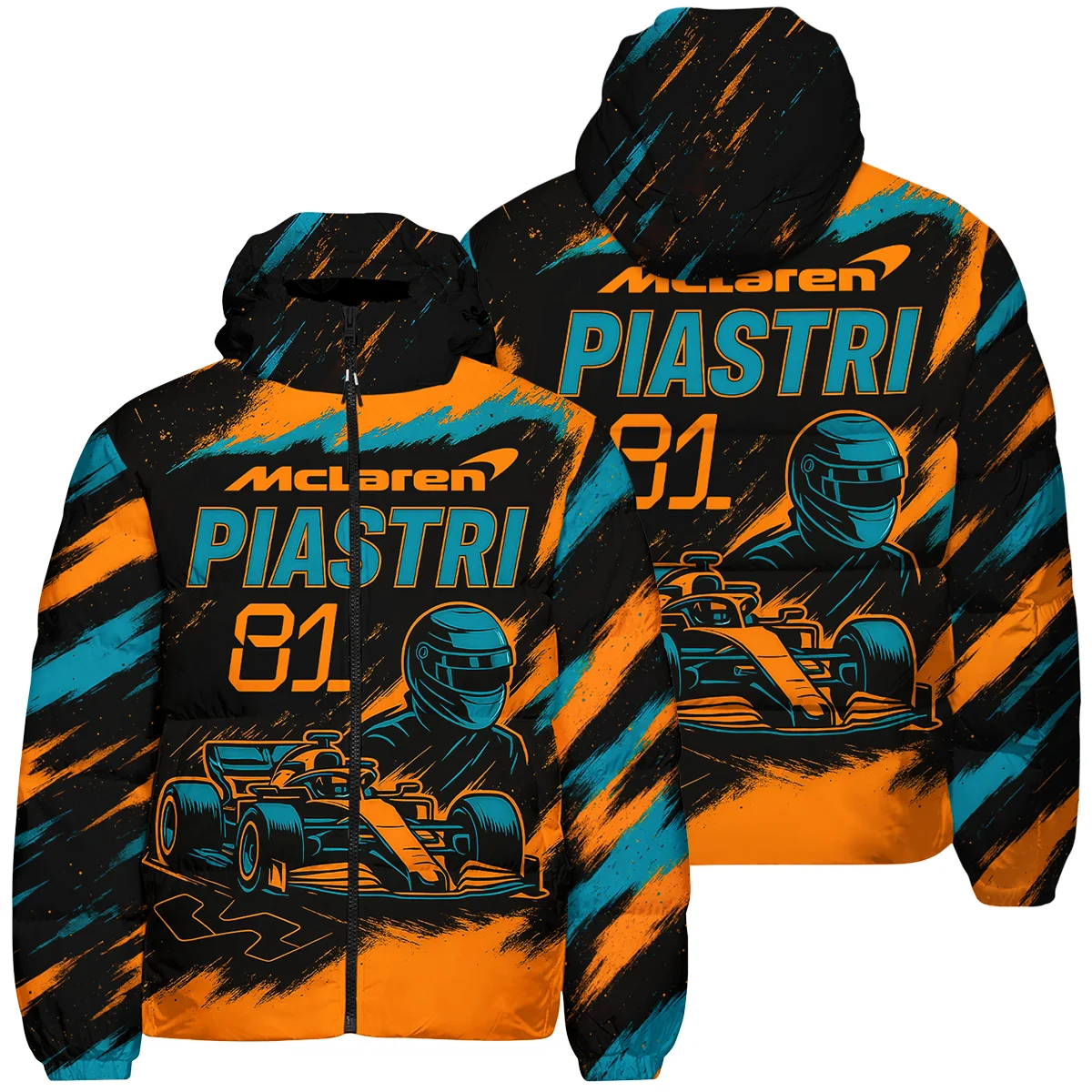 Piastri 81 McLaren F1 Down & Puffer Jackets BLMCL1625A1HCJ - Race Day Outfit