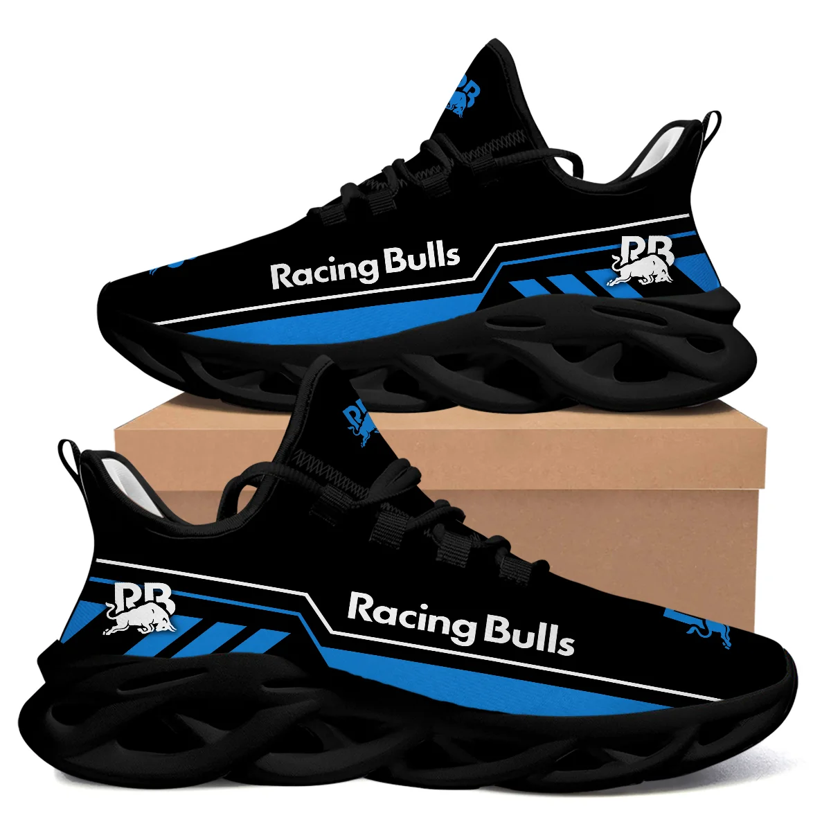 Racing Bulls F1 Max Soul Shoes All Over Print BLRAC16725A1 - Black