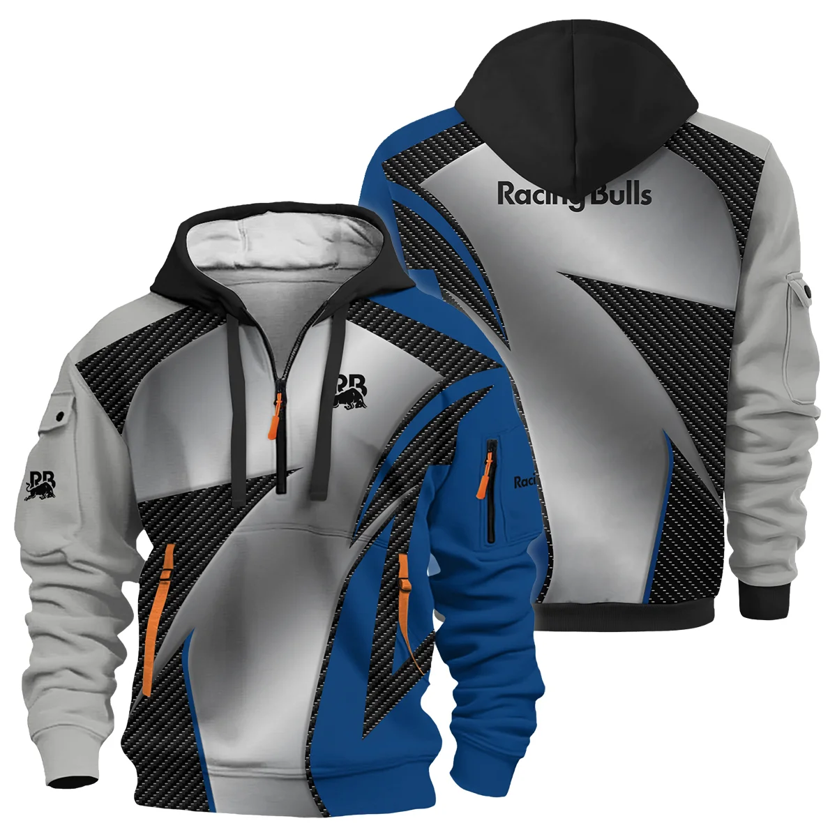 Racing Bulls F1 Team For Fans - Hoodie Half Zip BLVAF1031225A2RACHDF - Motorsport Lifestyle Wear