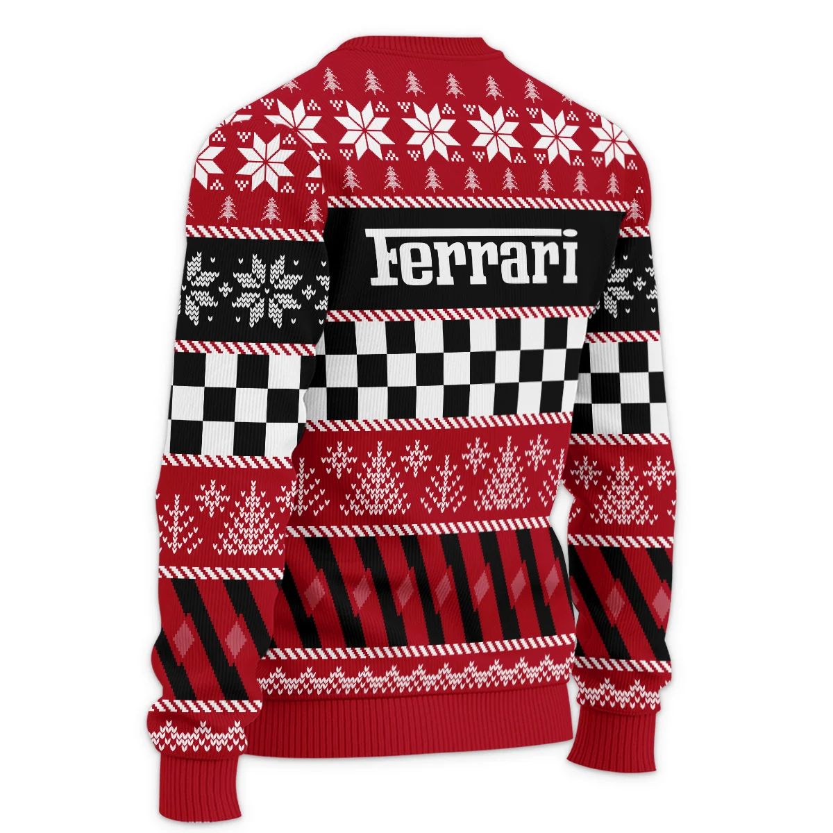 Racing Xmas Pattern Ferrari Formula 1 - Ugly Sweater BLVAF1220925A28FRR - Image 5