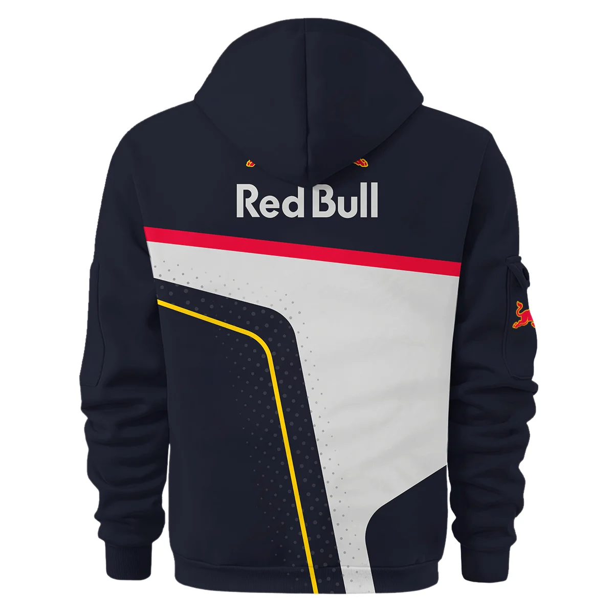 Red Bull Racing F1 Logo Hoodie Half Zip BLRBR10525A33HZ - Image 3