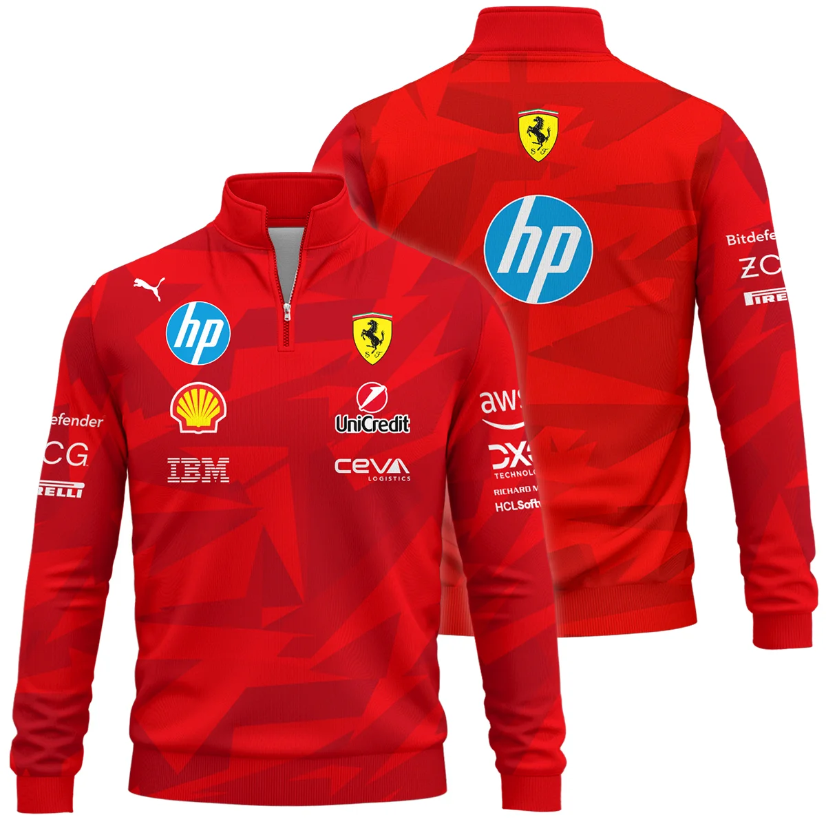 Scuderia Ferrari 2025 F1 20 Years of Red Racing Suit Quarter-Zip Sweatshirt BLVAFRR281125A3QZS - Race Day Outfit