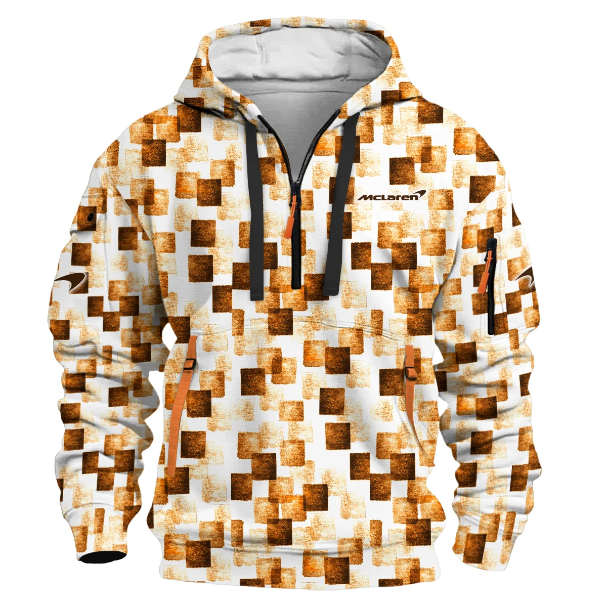 Square Pattern McLaren F1 - Hoodie Half Zip BLMCL201025A2HDF - Image 2