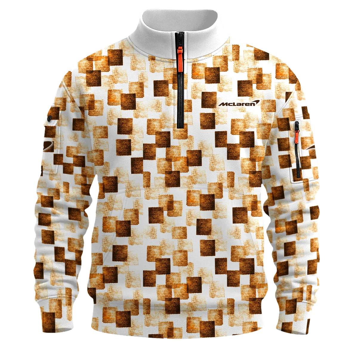 Square Pattern McLaren F1 - Sweatshirt Zipper BLMCL201025A2SHZ - Image 2