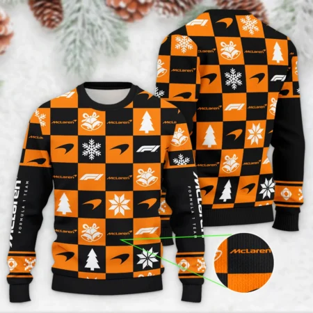 Square Pattern McLaren Formula 1 - Ugly Sweater BLVAF1220925A33MCL - Pit Lane Clothing