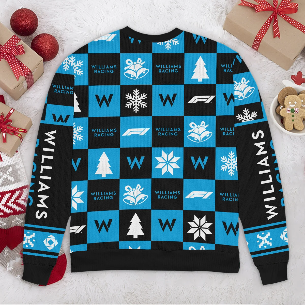 Square Pattern Williams Formula 1 - Ugly Sweater BLVAF1220925A33WIL - Image 6