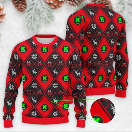 Square Xmas Pattern Kick Sauber Formula 1 - Ugly Sweater BLVAF1220925A31KS - Pit Lane Clothing