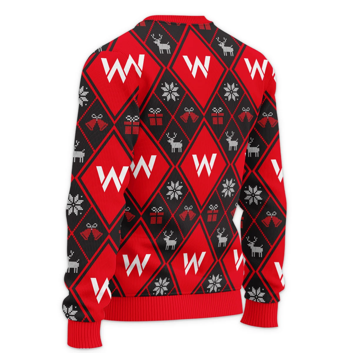 Square Xmas Pattern Williams Formula 1 - Ugly Sweater BLVAF1220925A31WIL - Image 5