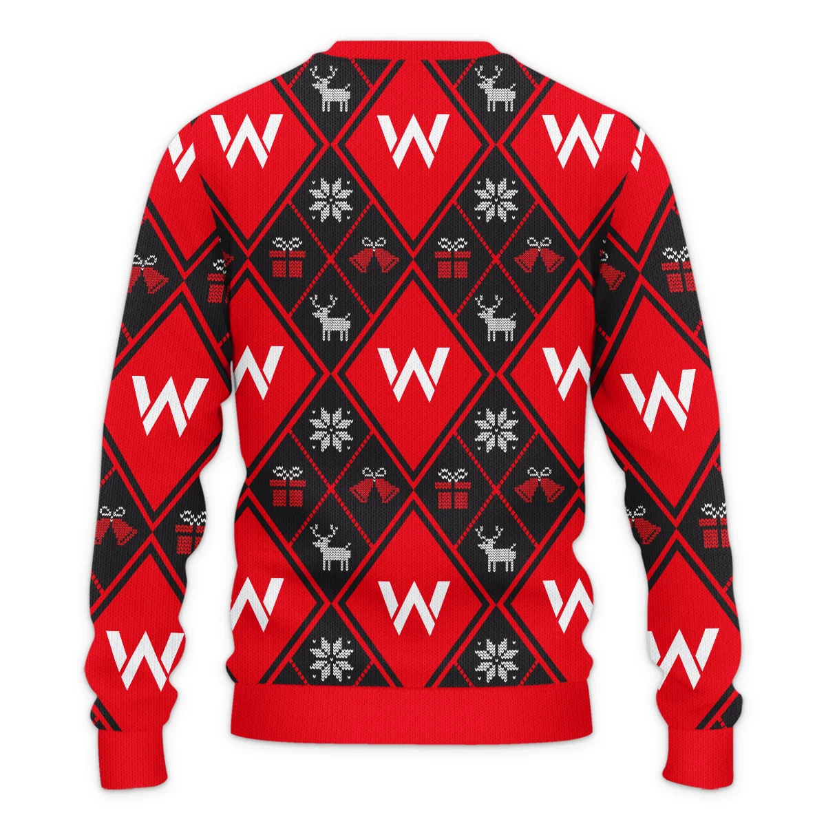 Square Xmas Pattern Williams Formula 1 - Ugly Sweater BLVAF1220925A31WIL - Image 3
