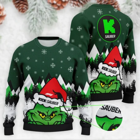 The Grinch Kick Sauber Formula 1 - Ugly Sweater BLVAF1220925A17KS - Race Day Design