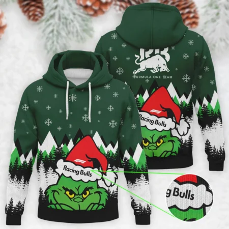 The Grinch Racing Bulls Formula 1 - Knitted Hoodie BLVAF12209250A17RAC - Race Day Outfit