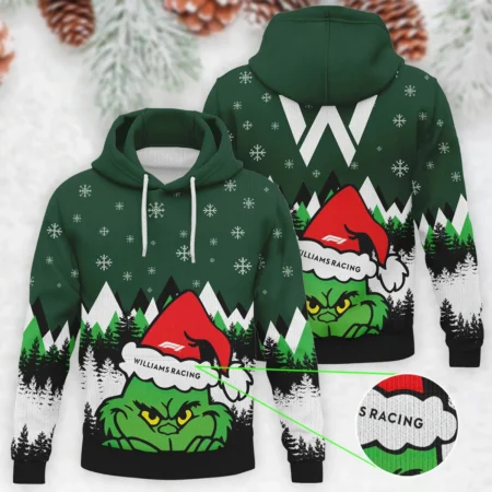The Grinch Williams Formula 1 - Knitted Hoodie BLVAF12209250A17WIL - Race Day Design
