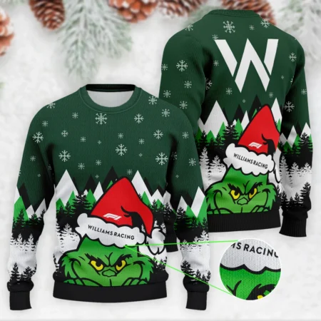 The Grinch Williams Formula 1 - Ugly Sweater BLVAF1220925A17WIL - Motorsport Apparel