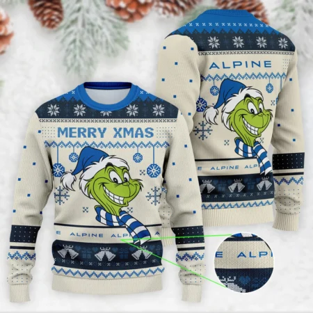The Grinch x Alpine Formula 1 - Ugly Sweater BLVAF1220925A13ALP - F1 Fan Gear