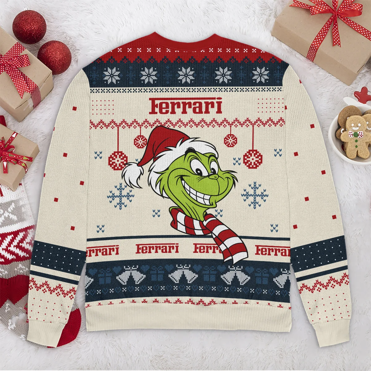 The Grinch x Ferrari Formula 1 - Ugly Sweater BLVAF1220925A13FRR - Image 6
