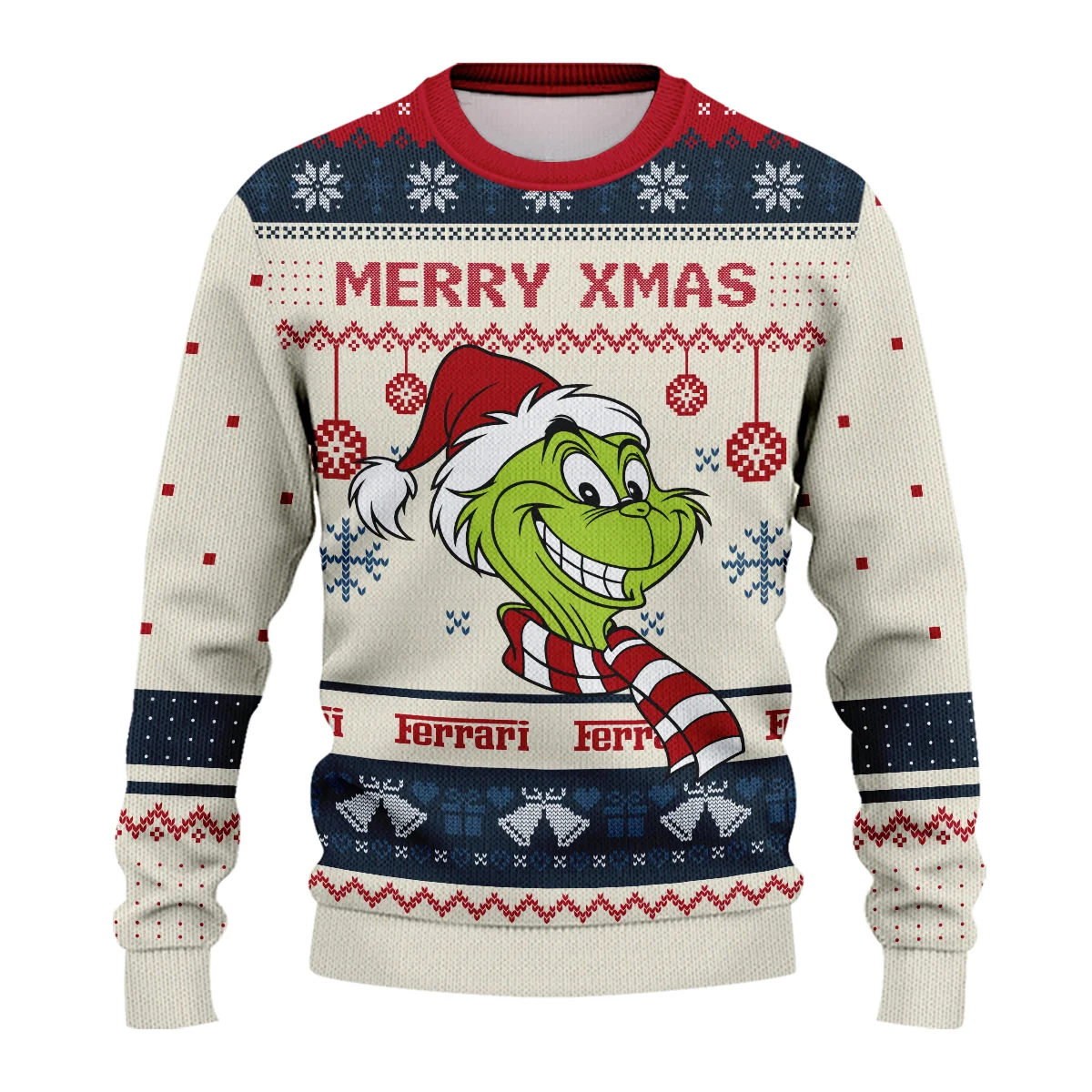 The Grinch x Ferrari Formula 1 - Ugly Sweater BLVAF1220925A13FRR - Image 2