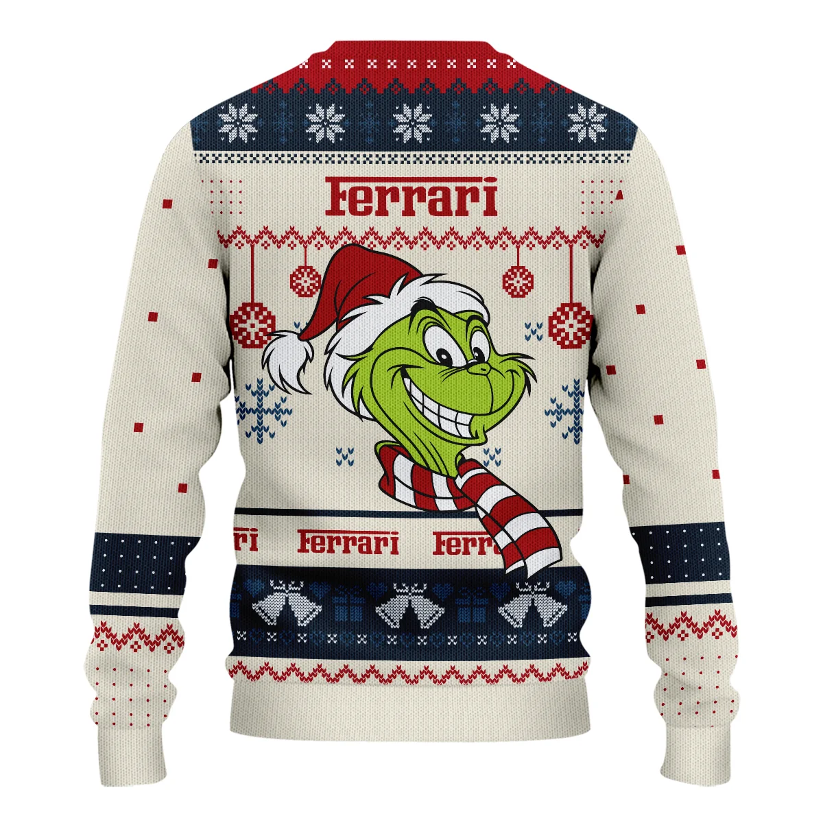 The Grinch x Ferrari Formula 1 - Ugly Sweater BLVAF1220925A13FRR - Image 3