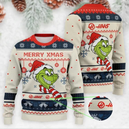 The Grinch x Haas Formula 1 - Ugly Sweater BLVAF1220925A13HAAS - Race Day Design