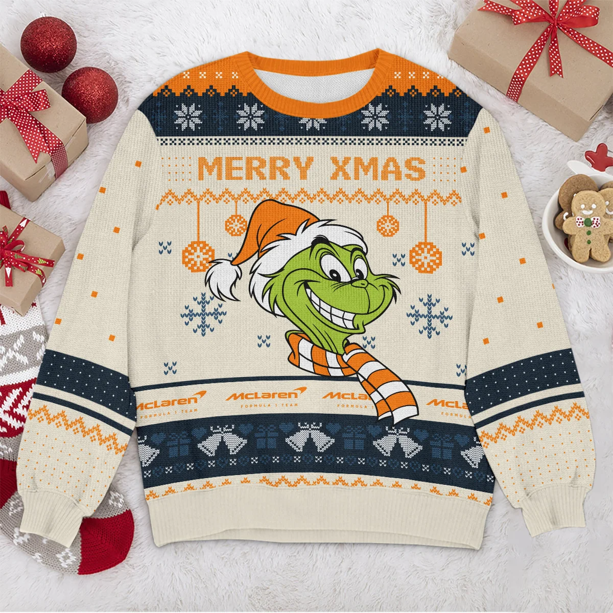 The Grinch x McLaren Formula 1 - Ugly Sweater BLVAF1220925A13MCL - Image 4