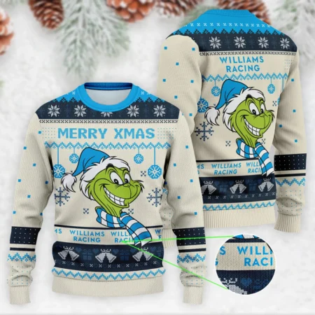 The Grinch x Williams Formula 1 - Ugly Sweater BLVAF1220925A13WIL - F1 Fan Gear