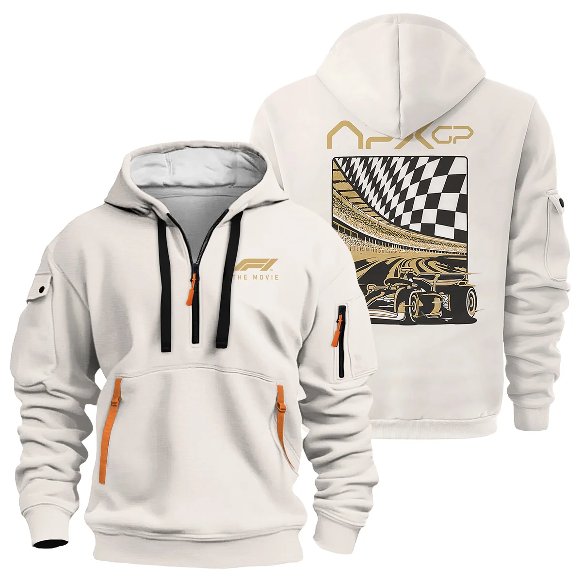 F1 Movie Race Ready Team Hoodie Half Zipper BLF116625A4HDF