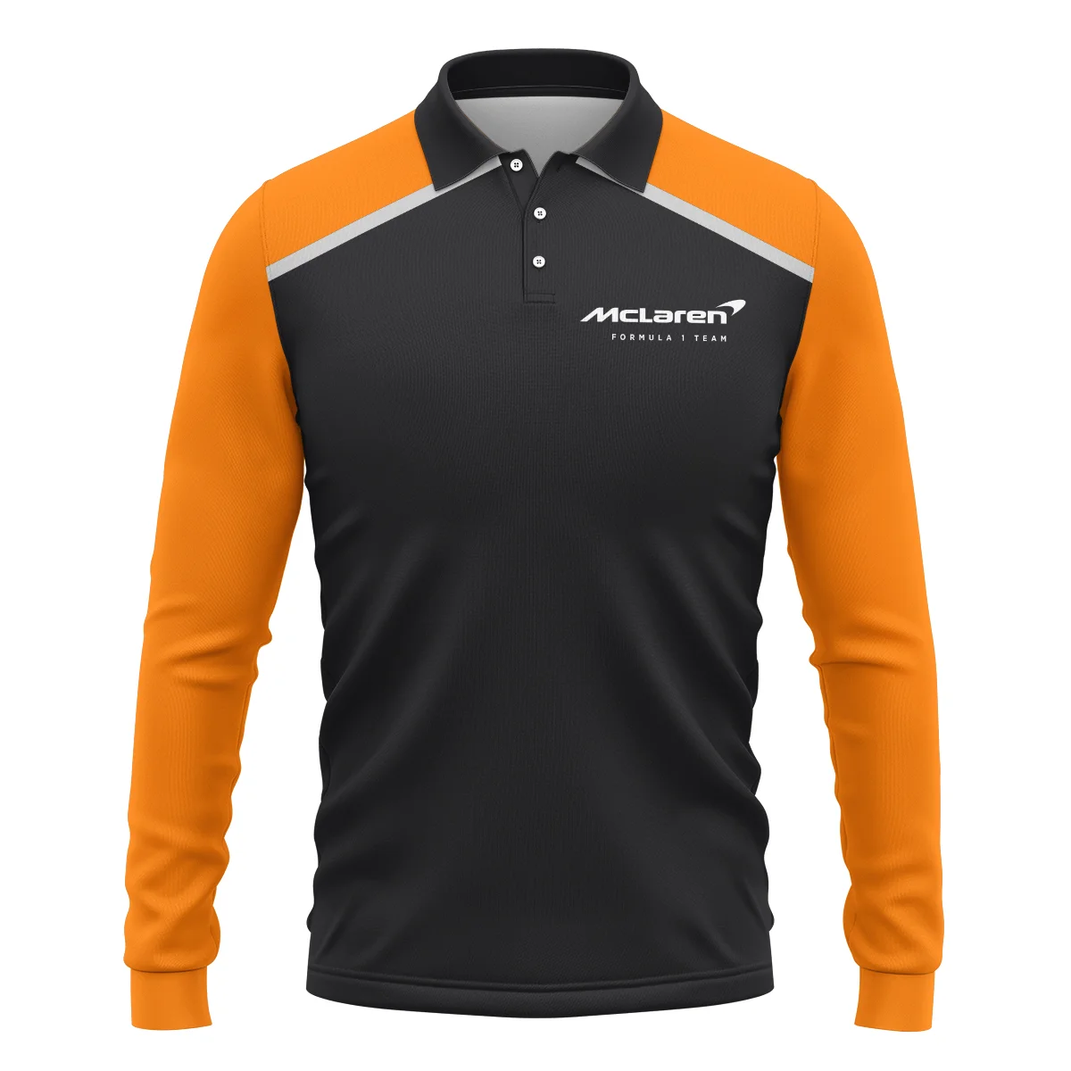 Tyre Water McLaren Formula One Long Polo Shirt BLF115525A1LPL - Image 2