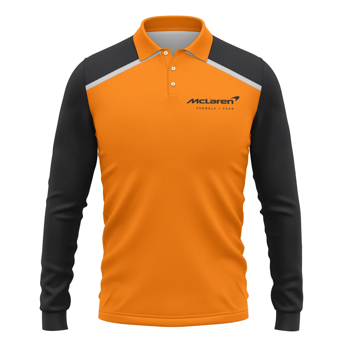 Tyre Water McLaren Formula One Long Polo Shirt BLF115525A2LPL - Image 2
