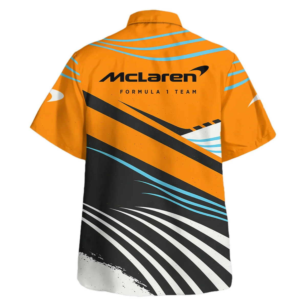 Waves Pattern McLaren F1 Hawaiian Shirt BLF131525A1HW - Image 3