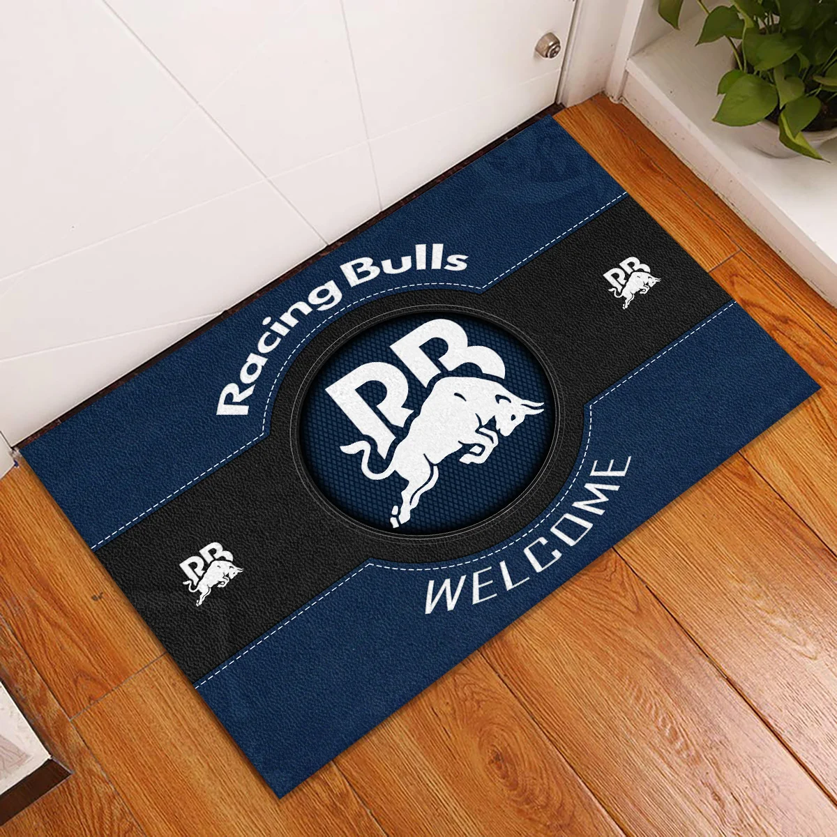 Welcome Racing Bulls F1 Rubber Base Doormat - All Over Print BLF1139A1RAC - Image 2
