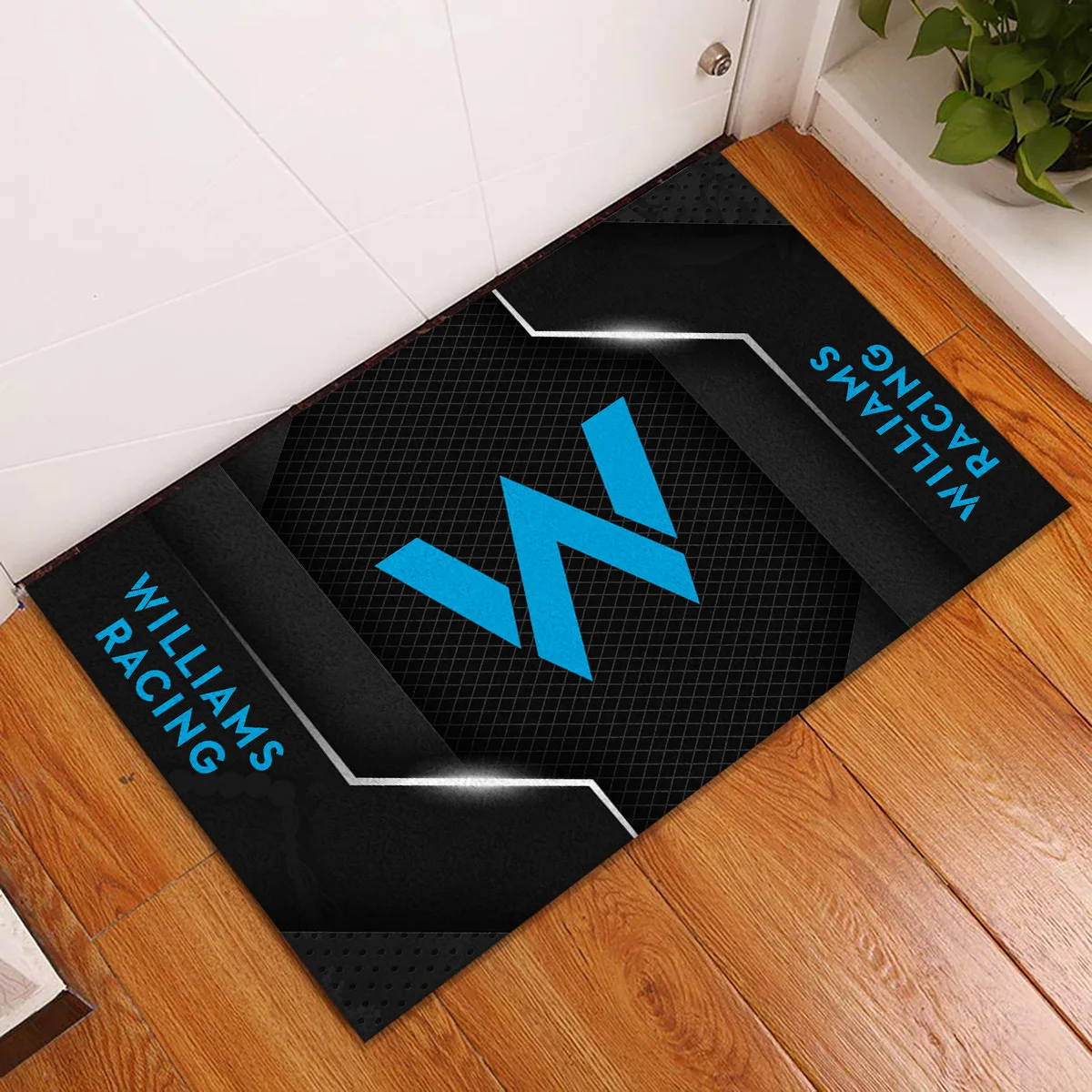 Williams F1 Rubber Base Doormat - All Over Print BLF1139A7WIL - Image 2