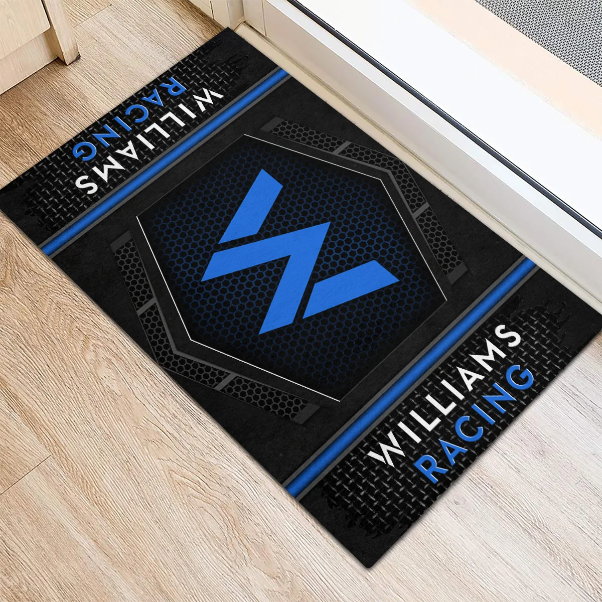 Williams F1 Rubber Base Doormat - All Over Print BLF1139A8WIL - Image 3