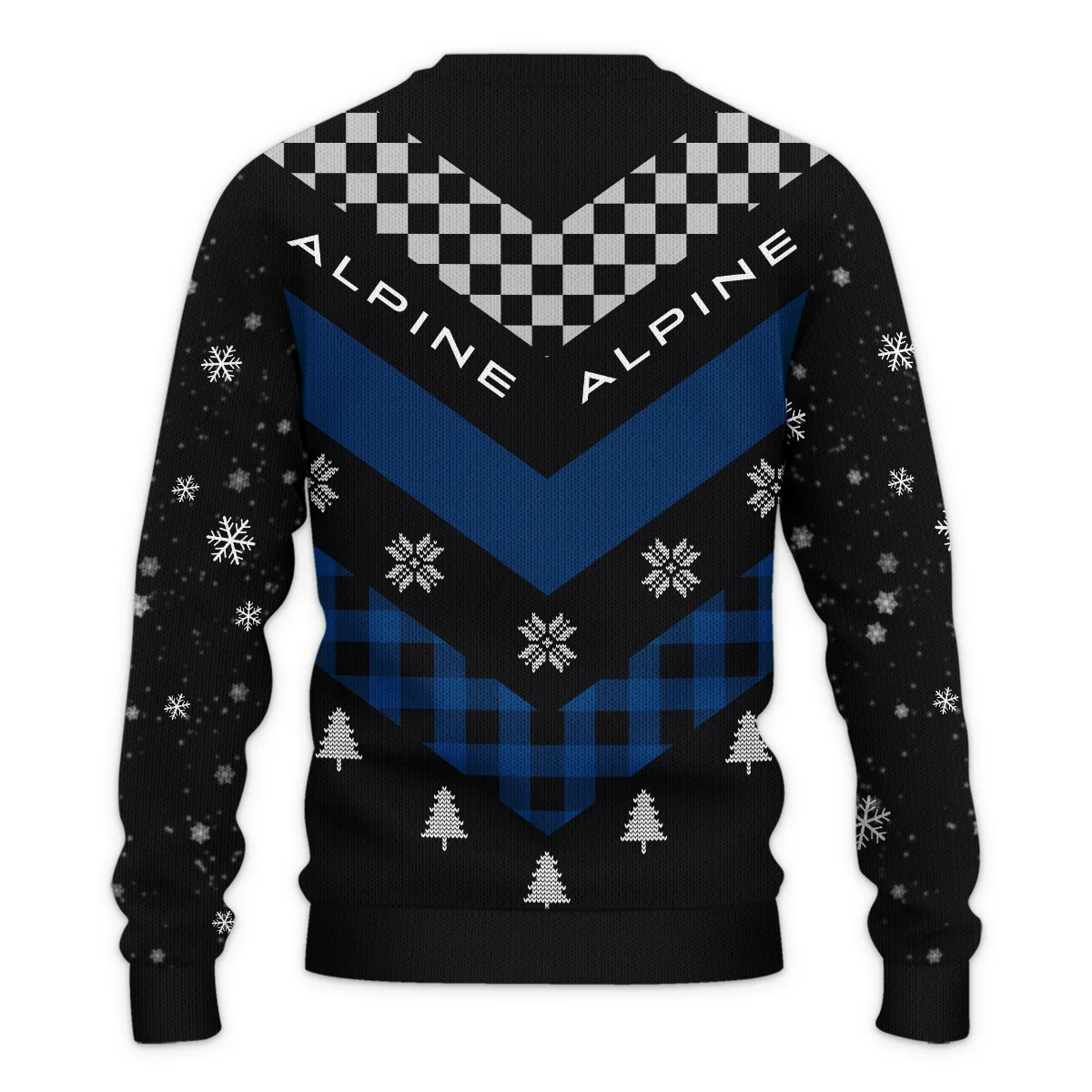Winter Xmas Pattern Alpine Formula 1 - Ugly Sweater BLVAF1220925A32ALP - Image 3