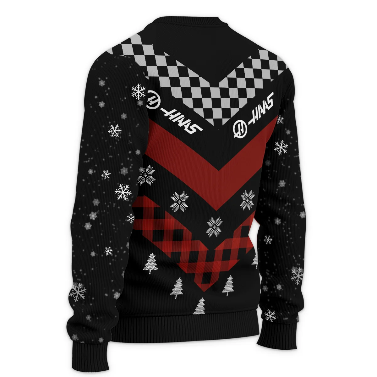 Winter Xmas Pattern Haas Formula 1 - Ugly Sweater BLVAF1220925A32HAAS - Image 5