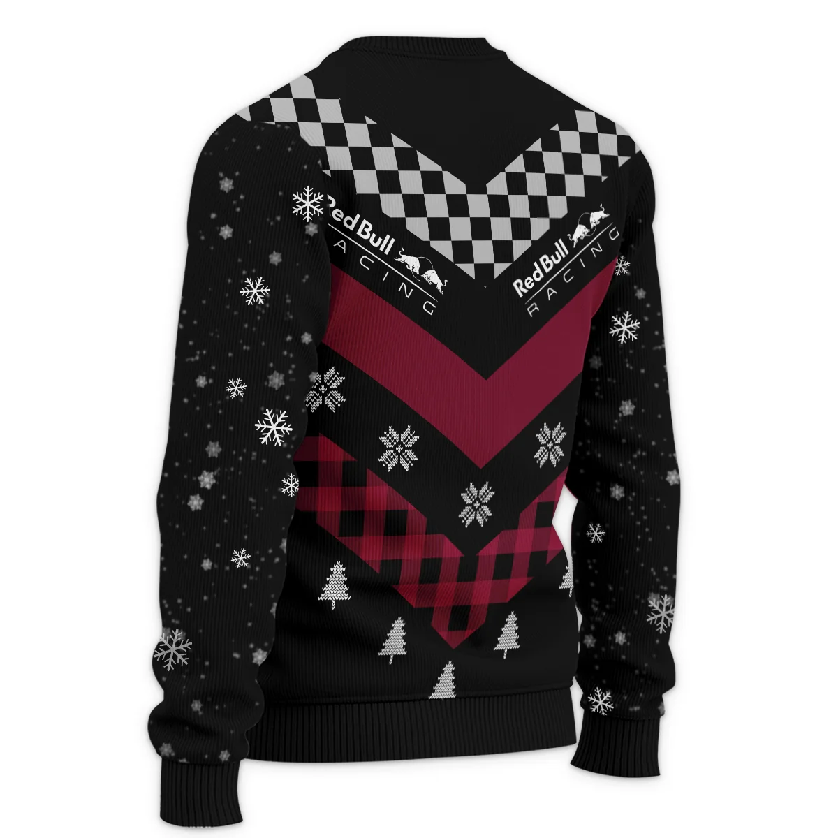 Winter Xmas Pattern Red Bull Racing Formula 1 - Ugly Sweater BLVAF1220925A32RBR - Image 5