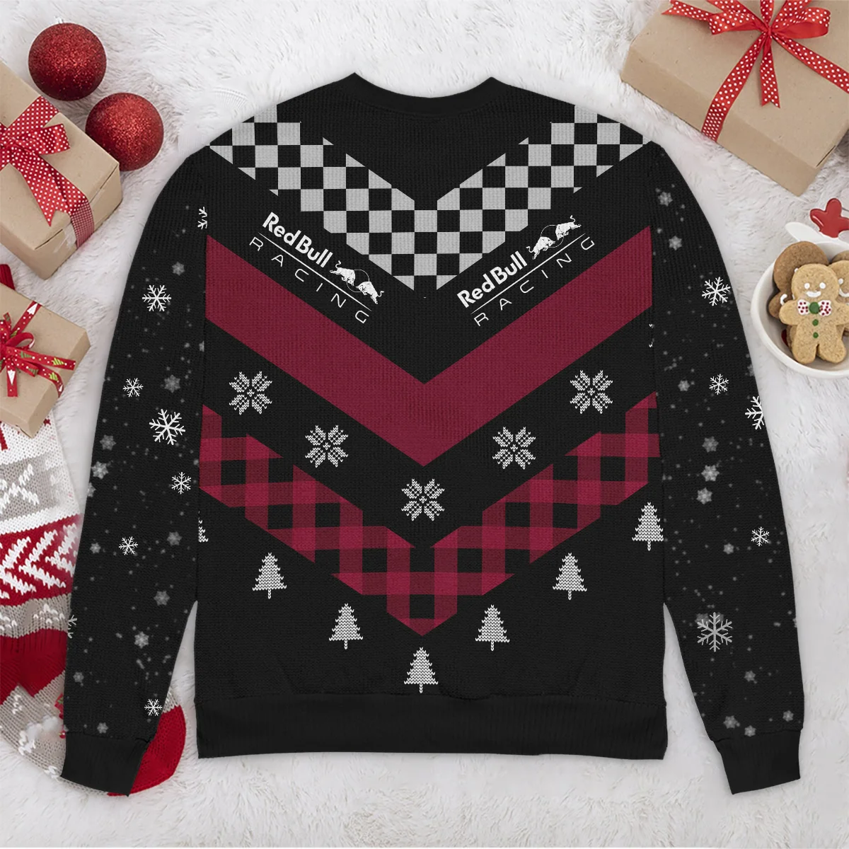 Winter Xmas Pattern Red Bull Racing Formula 1 - Ugly Sweater BLVAF1220925A32RBR - Image 6
