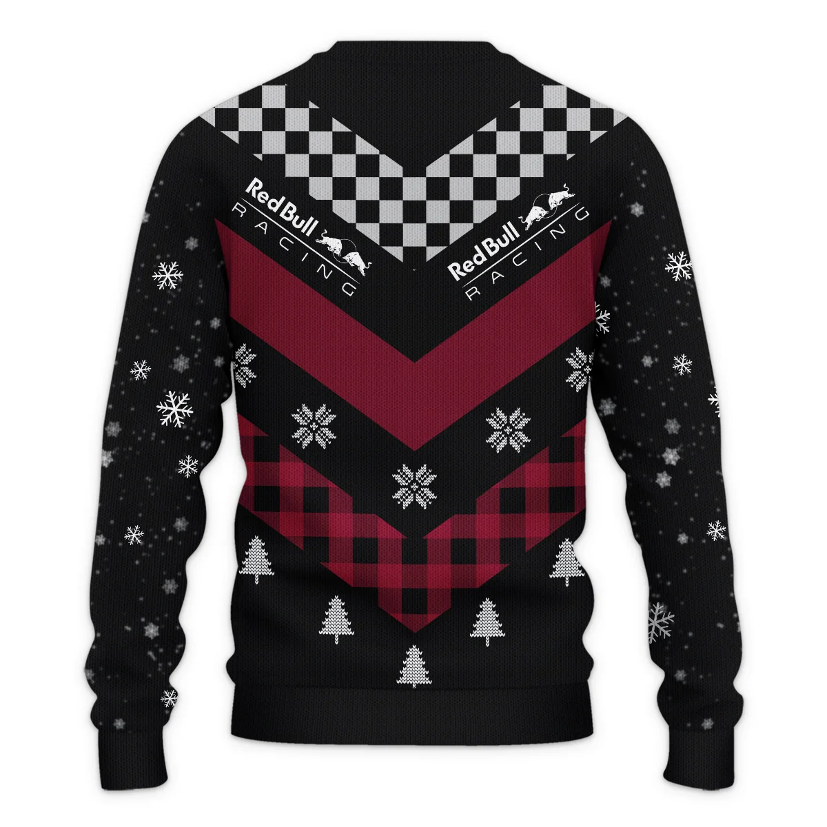 Winter Xmas Pattern Red Bull Racing Formula 1 - Ugly Sweater BLVAF1220925A32RBR - Image 3
