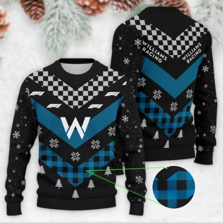 Winter Xmas Pattern Williams Formula 1 - Ugly Sweater BLVAF1220925A32WIL - Motorsport Lifestyle Wear