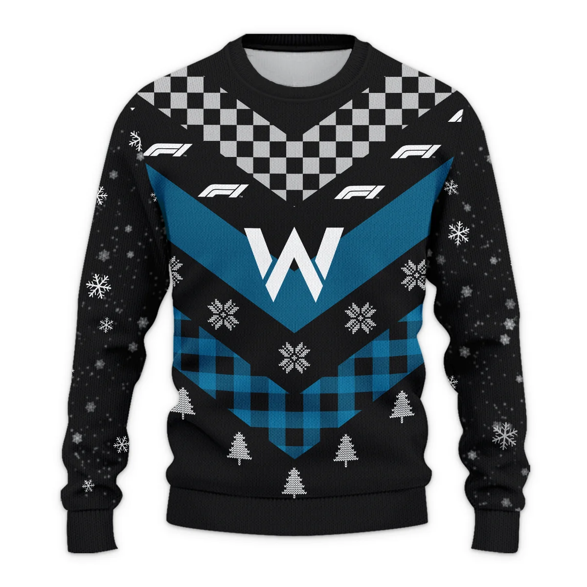 Winter Xmas Pattern Williams Formula 1 - Ugly Sweater BLVAF1220925A32WIL - Image 2