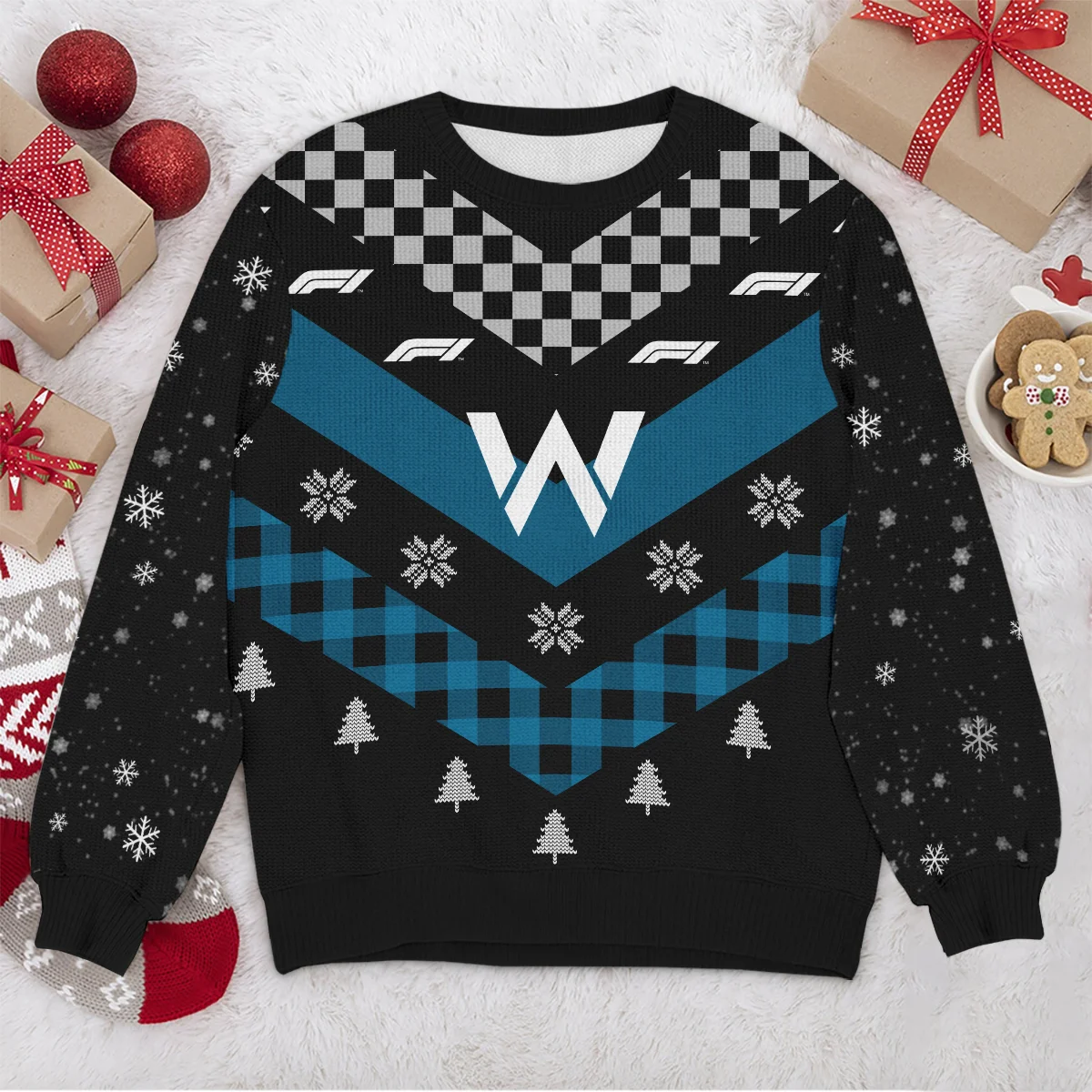 Winter Xmas Pattern Williams Formula 1 - Ugly Sweater BLVAF1220925A32WIL - Image 4