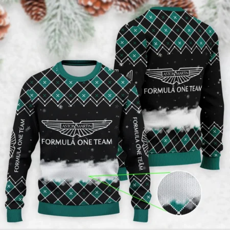 X-Mas Aston Martin Formula 1 - Ugly Sweater BLVAF1220925A3AM - F1 Fan Gear