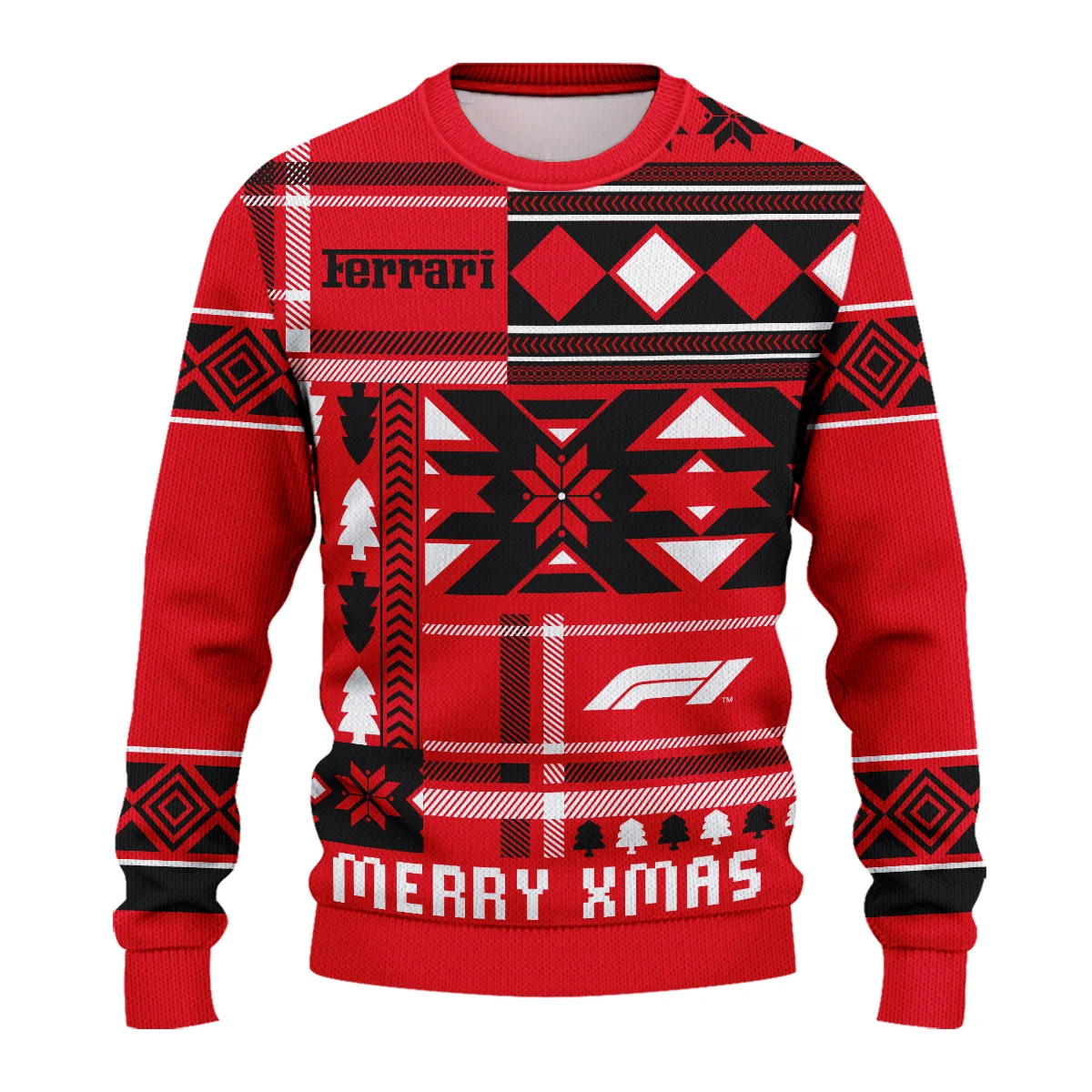 X-Mas Edition Ferrari Formula 1 - Ugly Sweater BLVAF1220925A10FRR - Image 2
