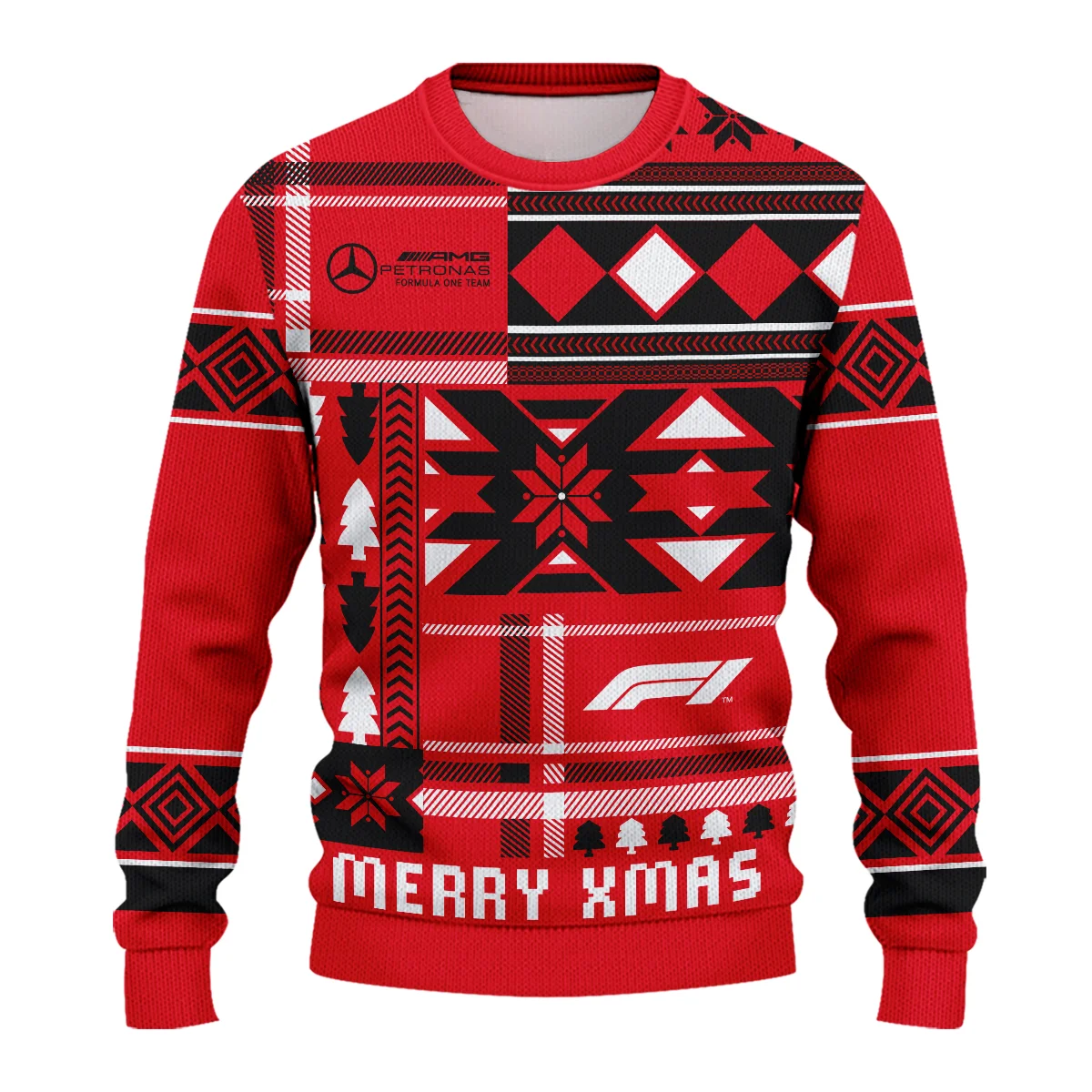 X-Mas Edition Mercedes Formula 1 - Ugly Sweater BLVAF1220925A10MER - Image 2
